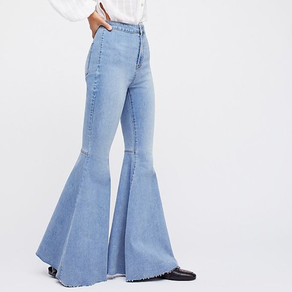 Free People Denim - Free People Just Float On Flare Jeans